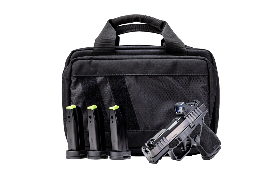 Rost Martin RM1S Comp 9mm Pistol – Black Responsive Grip Texture