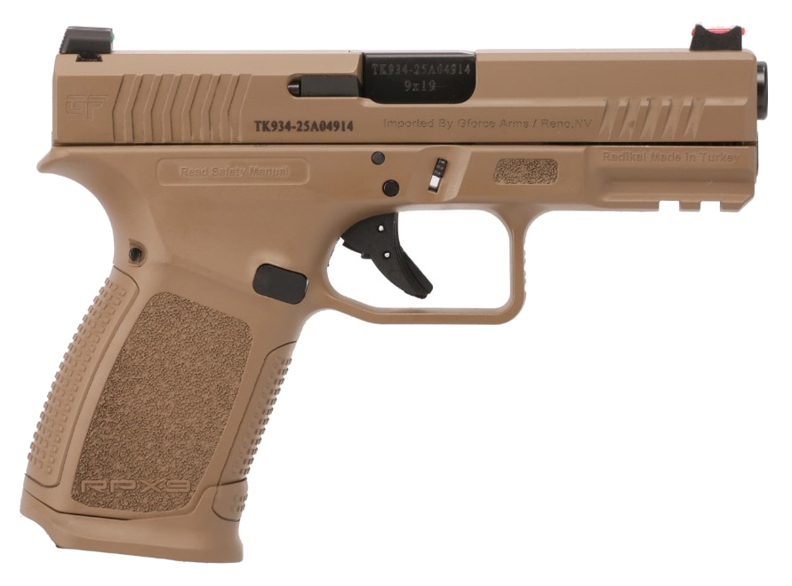 GForce Arms Exodus 9mm Pistol – FDE