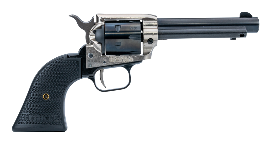 Heritage Rough Rider Small Bore .22 LR Revolver – 4.75" Barrel, Nickel
