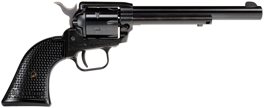 Heritage Rough Rider Small Bore .22 LR Revolver – 6.5", 6-Round Capacity, Blue, Alloy Frame, Black Poly Grips, Fixed Sights