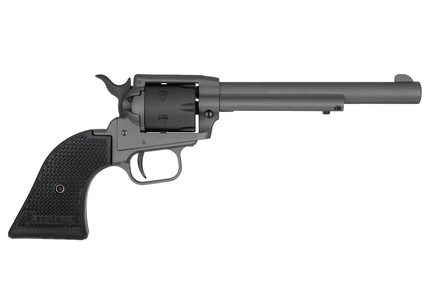 Heritage Rough Rider Small Bore .22 LR Revolver – 6.5", 6-Round Capacity, Tungsten Cerakote, Alloy Frame, Polymer Star Grips