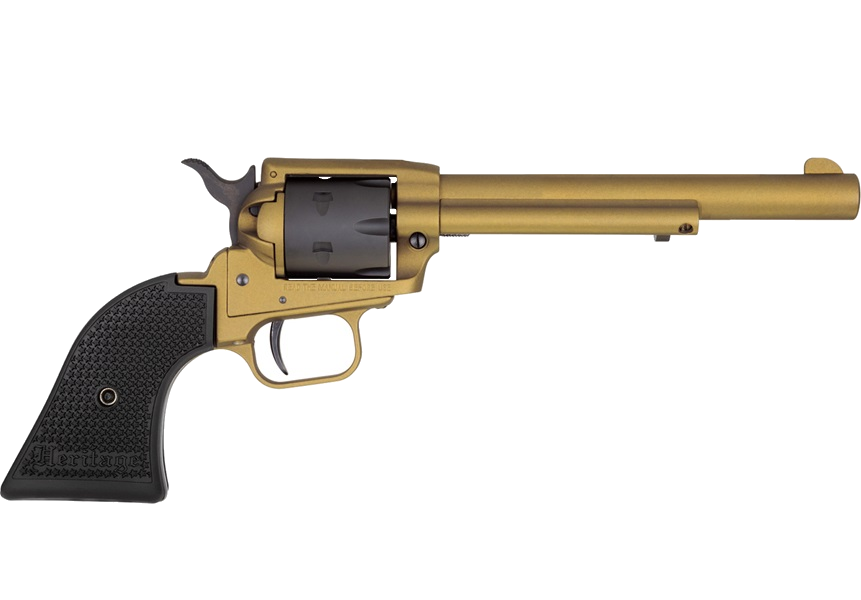 Heritage Rough Rider Small Bore .22 LR Revolver – Gold