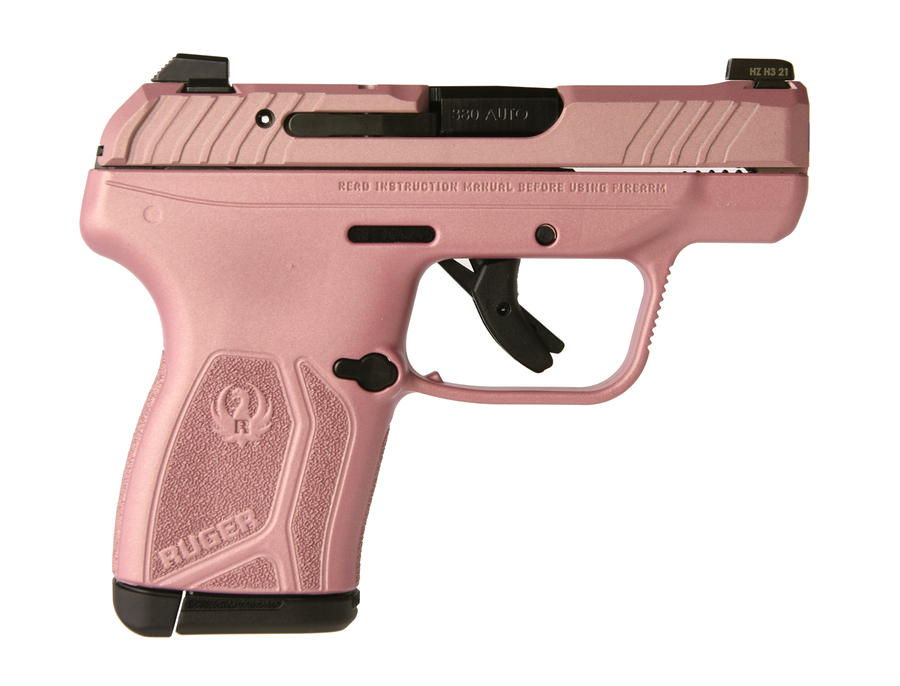 Ruger Lcp Max .380 ACP Pistol – 2.8", 10+1, Rose Gold Cerakote, Polymer Frame, Rose Gold Cerakote, Tritium w/ White Outline Front