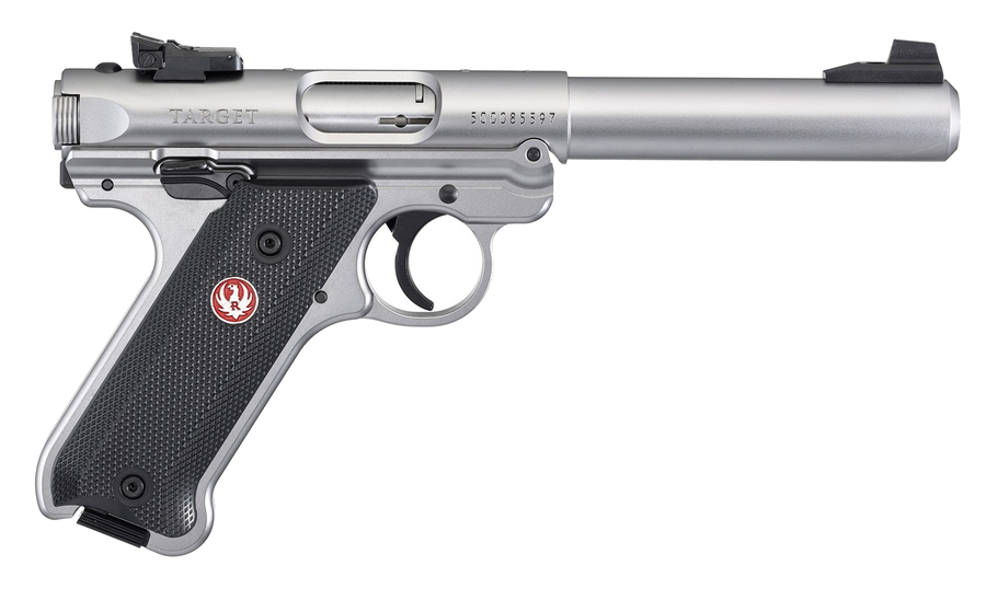 Ruger Mark IV Target .22 LR Pistol – Stainless