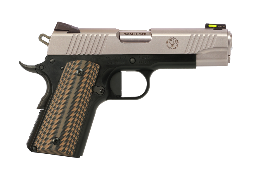 Ruger Sr1911 Pistol – 9mm, Black Anodized