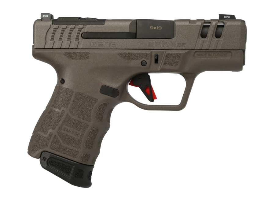 SAR Firearms SAR9 SC Gen 2 9mm Pistol – Platinum