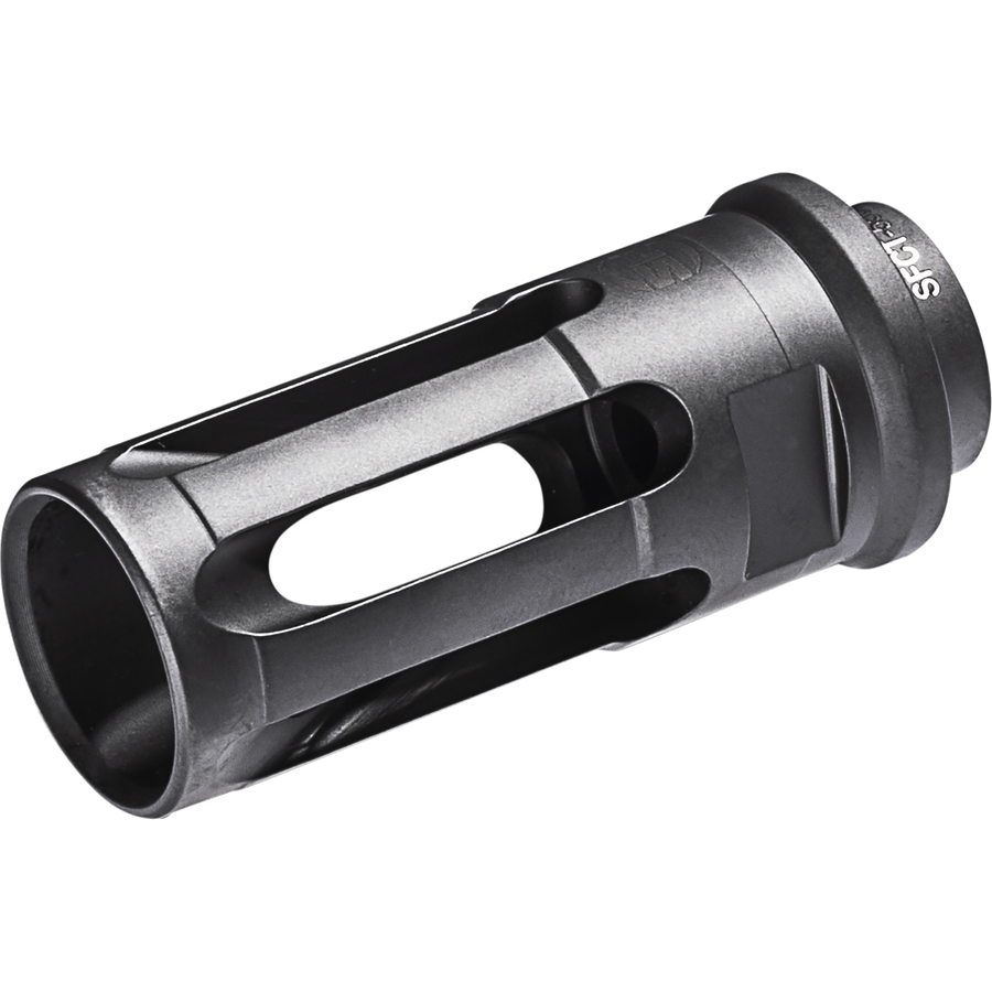 SureFire Closed Tine Flash Hider – 1/2x28, Black