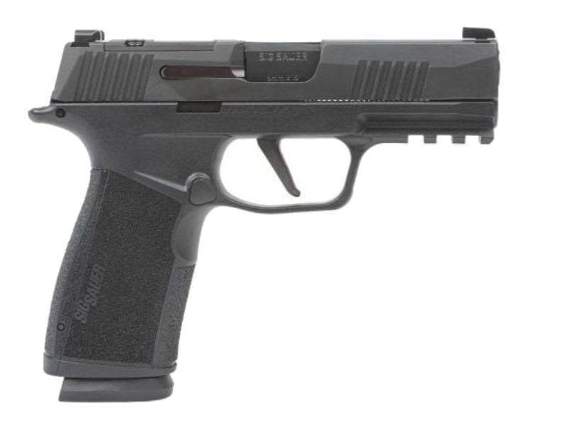 SIG Sauer P365 X-Macro 9mm Pistol – 3.7", 17+1, Nitron, Polymer Frame, Std. X-RAY 3 Day/Night Sights, includes two 17-round magazines