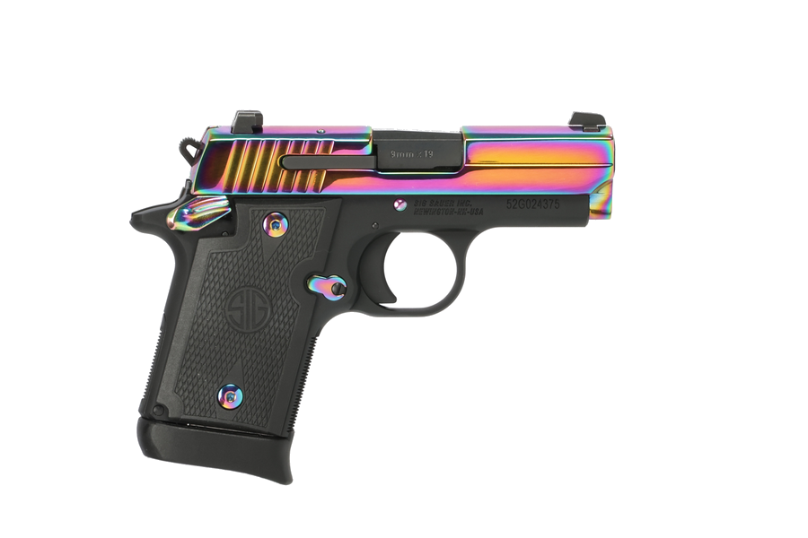 SIG Sauer P938 Rainbow 9mm Pistol