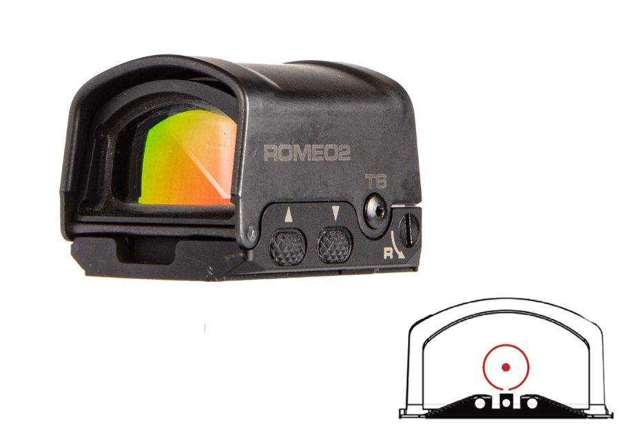 SIG Sauer Romeo 2 Reflex Red-Dot Sight – 32 MOA, Black