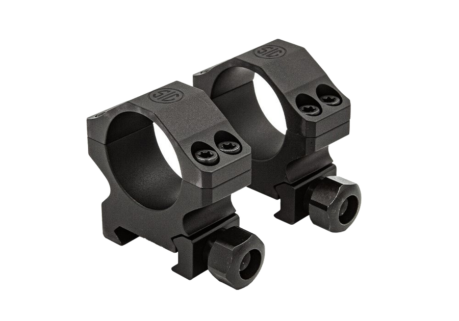SIG Sauer Alpha1 35mm Scope Rings – 1.25" Height, Matte Black