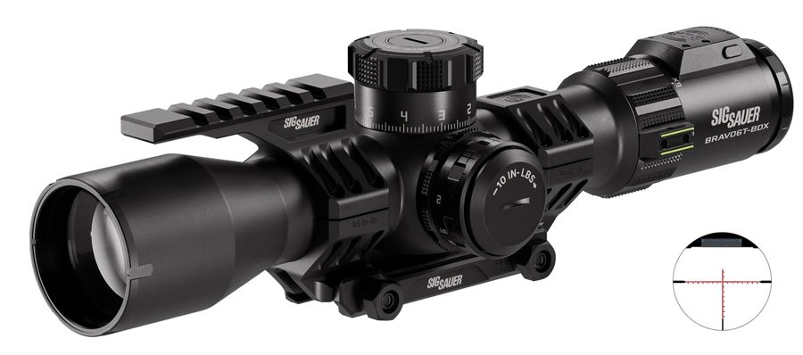 SIG Sauer Bravo6T-BDX 3-18x44 Riflescope – MRAD Milling 2.0
