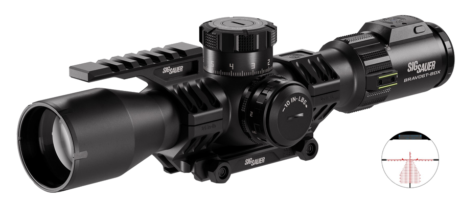 SIG Sauer Bravo6T-BDX 3-18x44 Riflescope – MRAD DEV-L 2.0