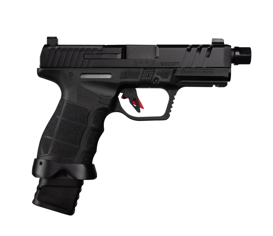 SAR Firearms SAR9 Socom Compact 9mm Pistol – Black