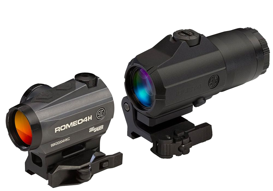 SIG Sauer Romeo 4H/Juliet 4 1X - 4x Red-Dot & Magnifier Combo – Black