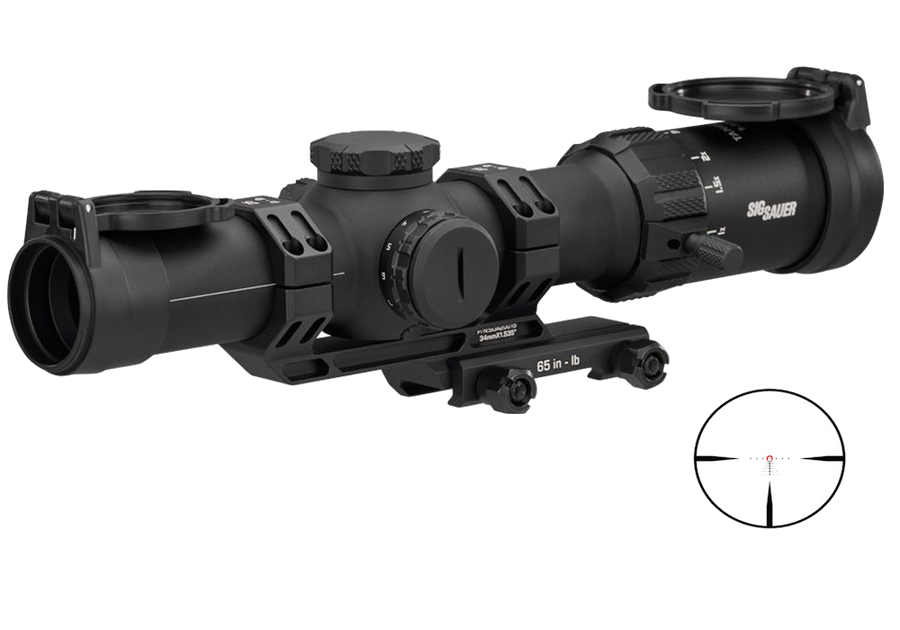 SIG Sauer Tango MSR 1-10x28 Riflescope – MSR-BDC8 Illuminated Reticle – Black