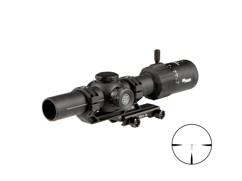 SIG Sauer Tango MSR 1-8x24 Riflescope – MSR-BDC8 Illuminated Reticle – Black