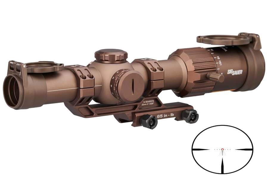 SIG Sauer Tango MSR 1-8x24 Riflescope – MSR-BDC8 Illuminated Reticle
