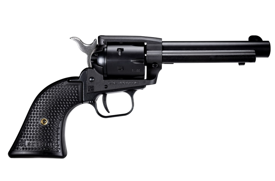 Heritage Rough Rider Small Bore .22 LR / .22 Magnum Revolver – Black, 4.75" Barrel