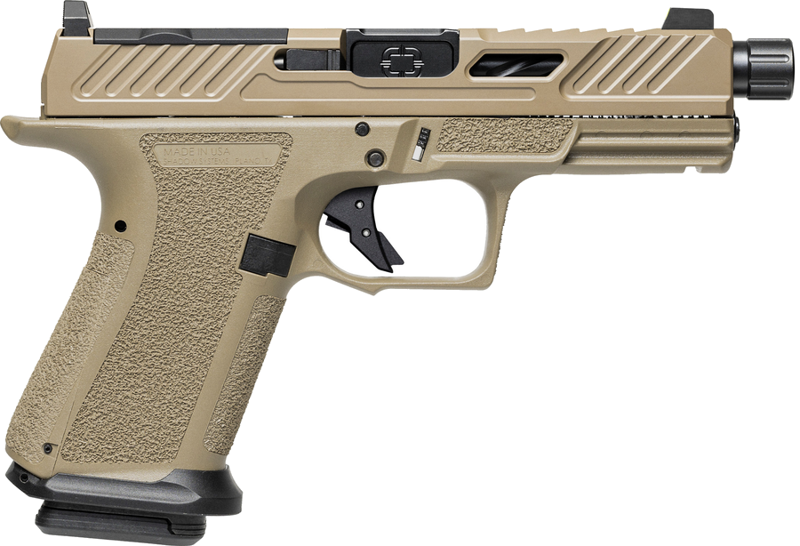 Shadow Systems MR920 Elite 9mm Threaded Pistol – Optics Ready – FDE Frame
