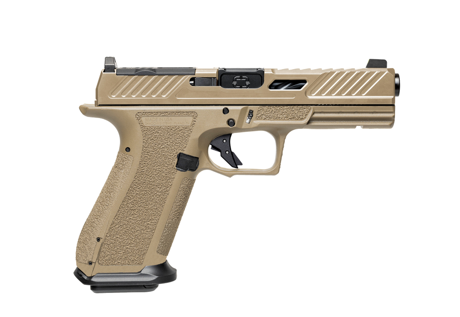 Shadow Systems DR920 Elite 9mm Pistol – Optics Ready – FDE Frame