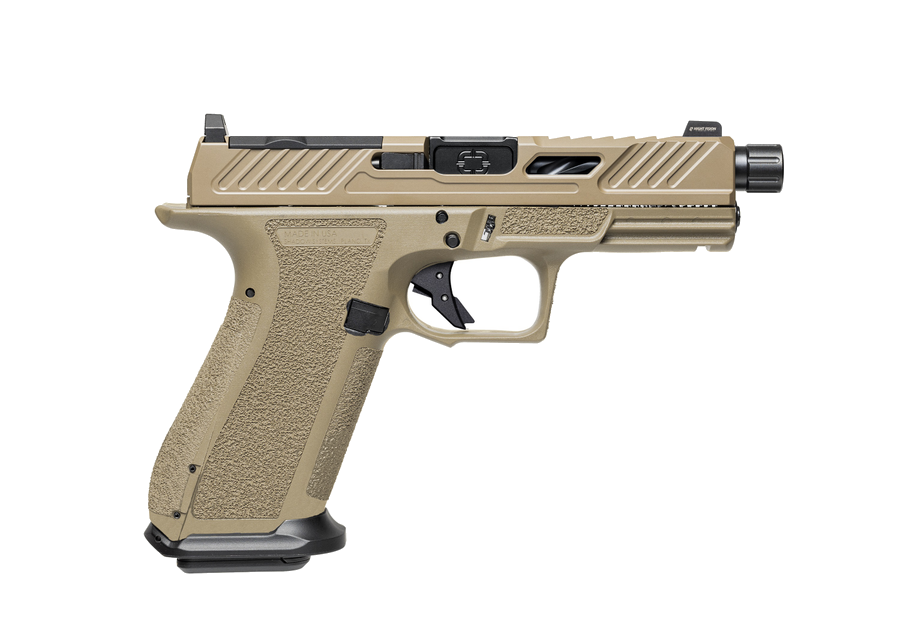 Shadow Systems XR920 Elite 9mm Threaded Pistol – Optics Ready – FDE Frame
