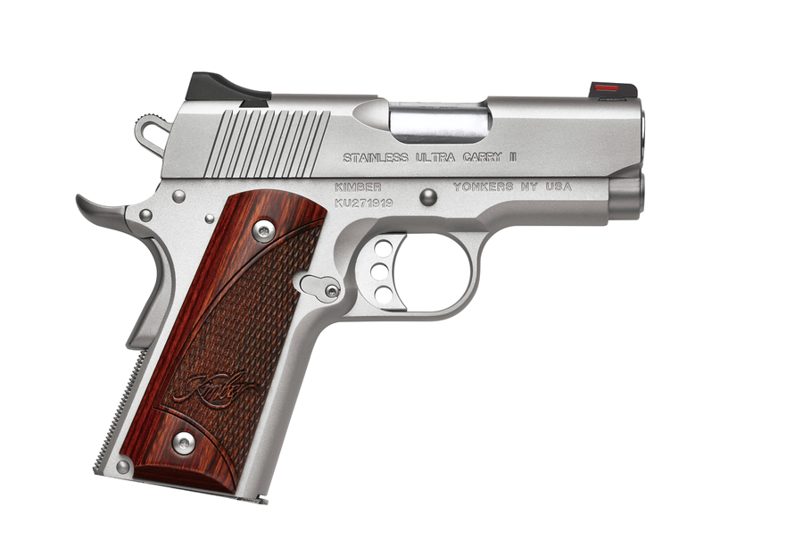 Kimber Stainless Ultra Carry II Pistol – .45 ACP, Satin Silver