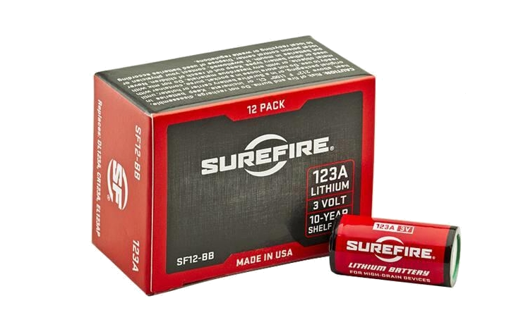 SureFire Lithium Battery 12-Pack Box