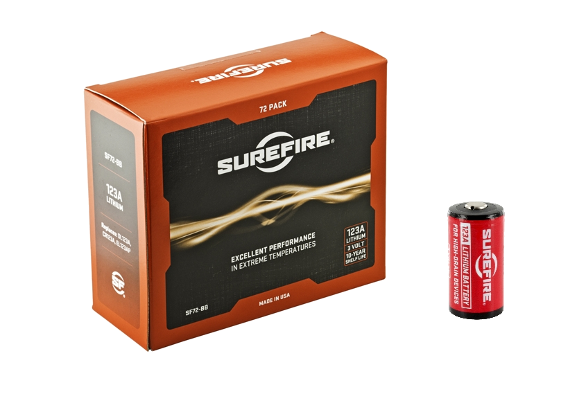 SureFire Lithium Battery 72-Pack Box