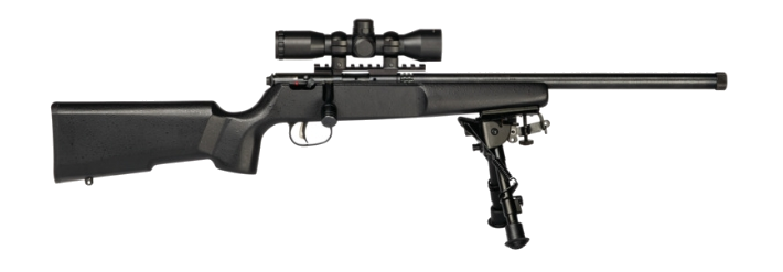 Savage Arms RASCAL TGT XP 22LR CPT Black PKG, BIPOD, 4X32 SCOPE