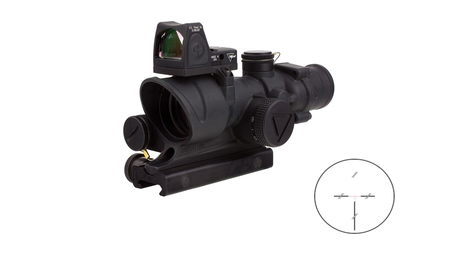 Trijicon Acog 4x32 Riflescope – LED Red Crosshair .223 Reticle