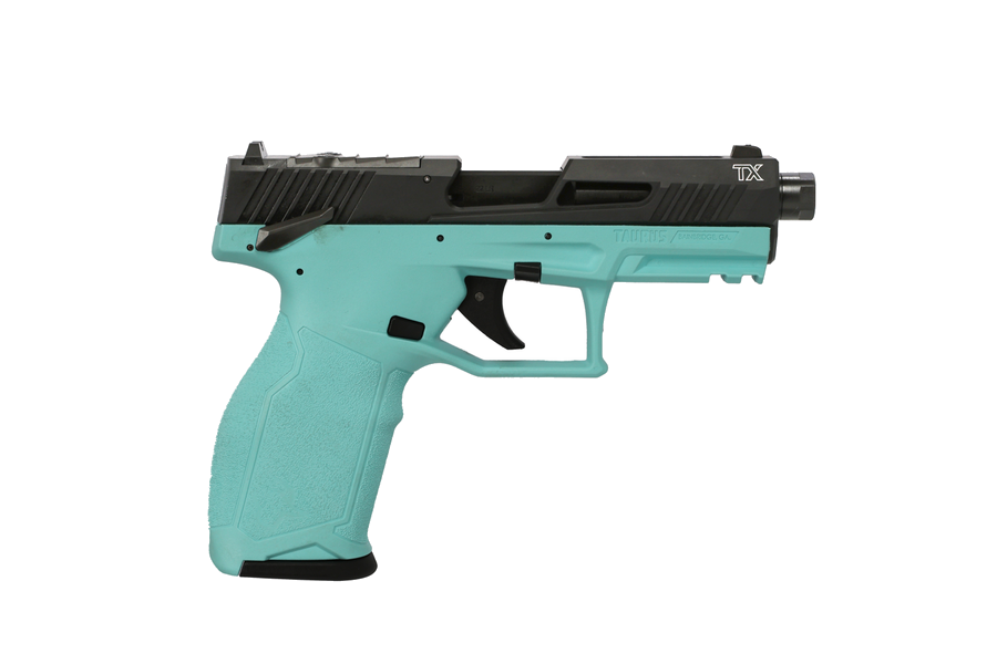 Taurus TX22 .22 LR Pistol – Optics Ready – Cyan Polymer Frame