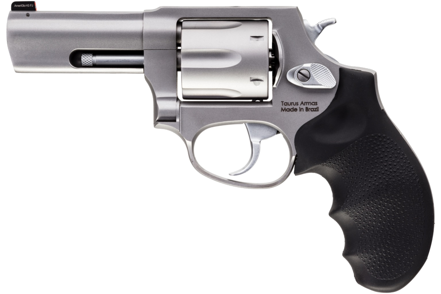 Taurus 856 .38 Special Revolver – Hogue Black Rubber Grips