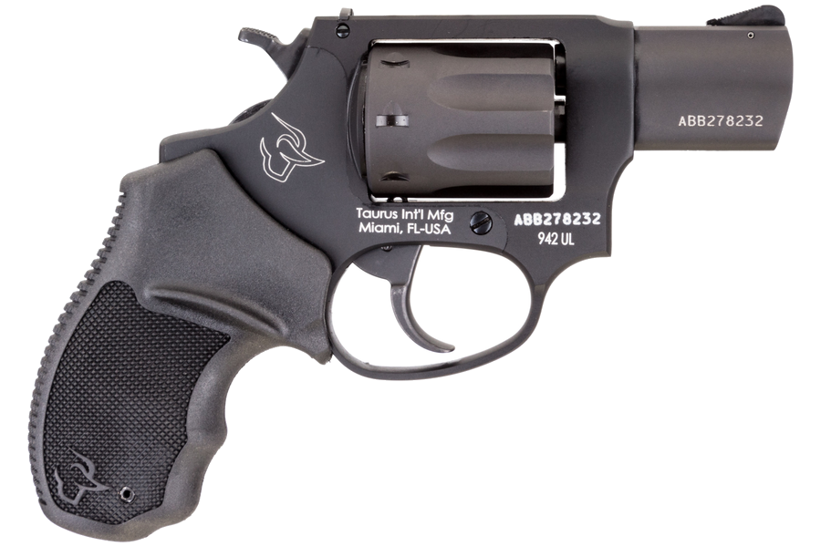 Taurus 942 Ultra-Lite .22 LR Revolver – 2" Barrel, Black