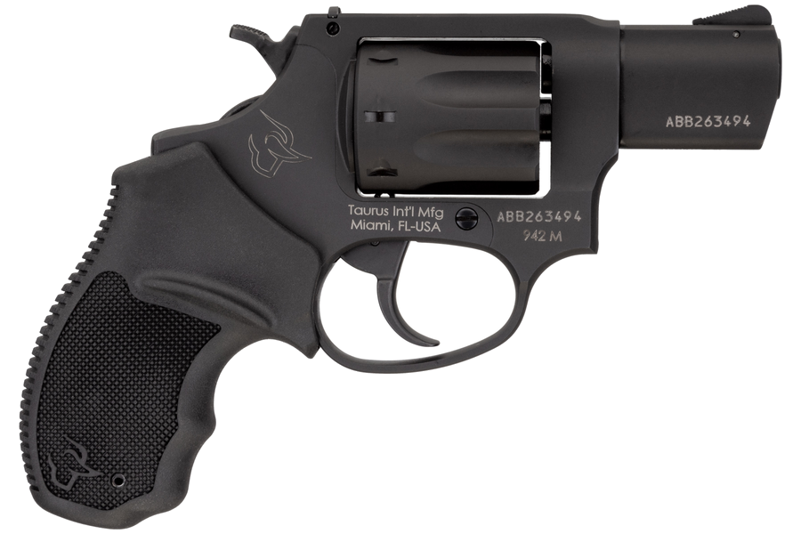 Taurus 942 .22 Magnum Revolver – 2" Barrel, Black