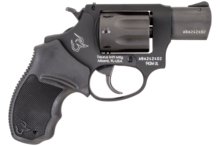 Taurus 942 Ultra-Lite .22 Magnum Revolver – 2" Barrel, Black