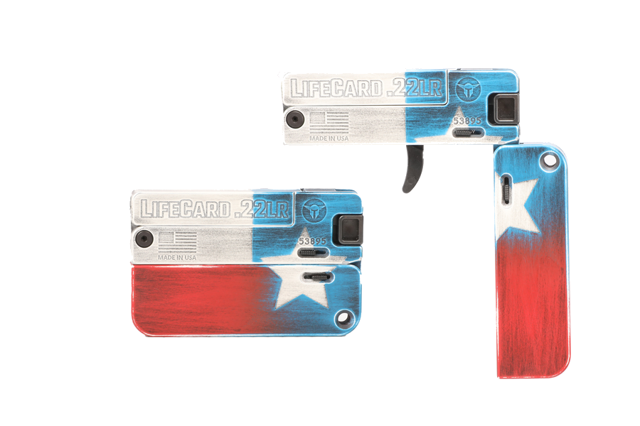Trailblazer Firearms Lifecard 22LR Texas Flag