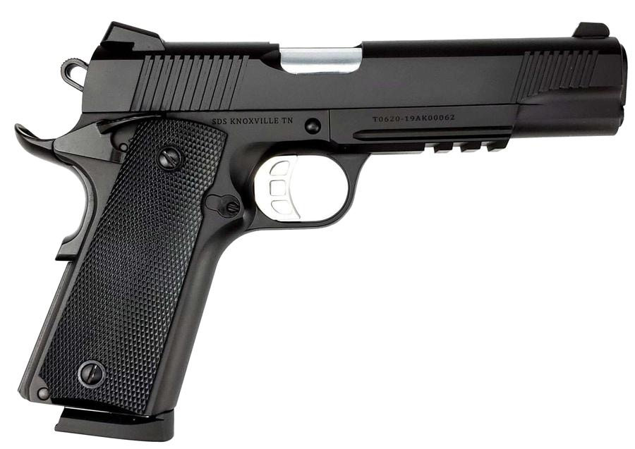 Tisas 1911 DUTY Black 45ACP 5" RAIL