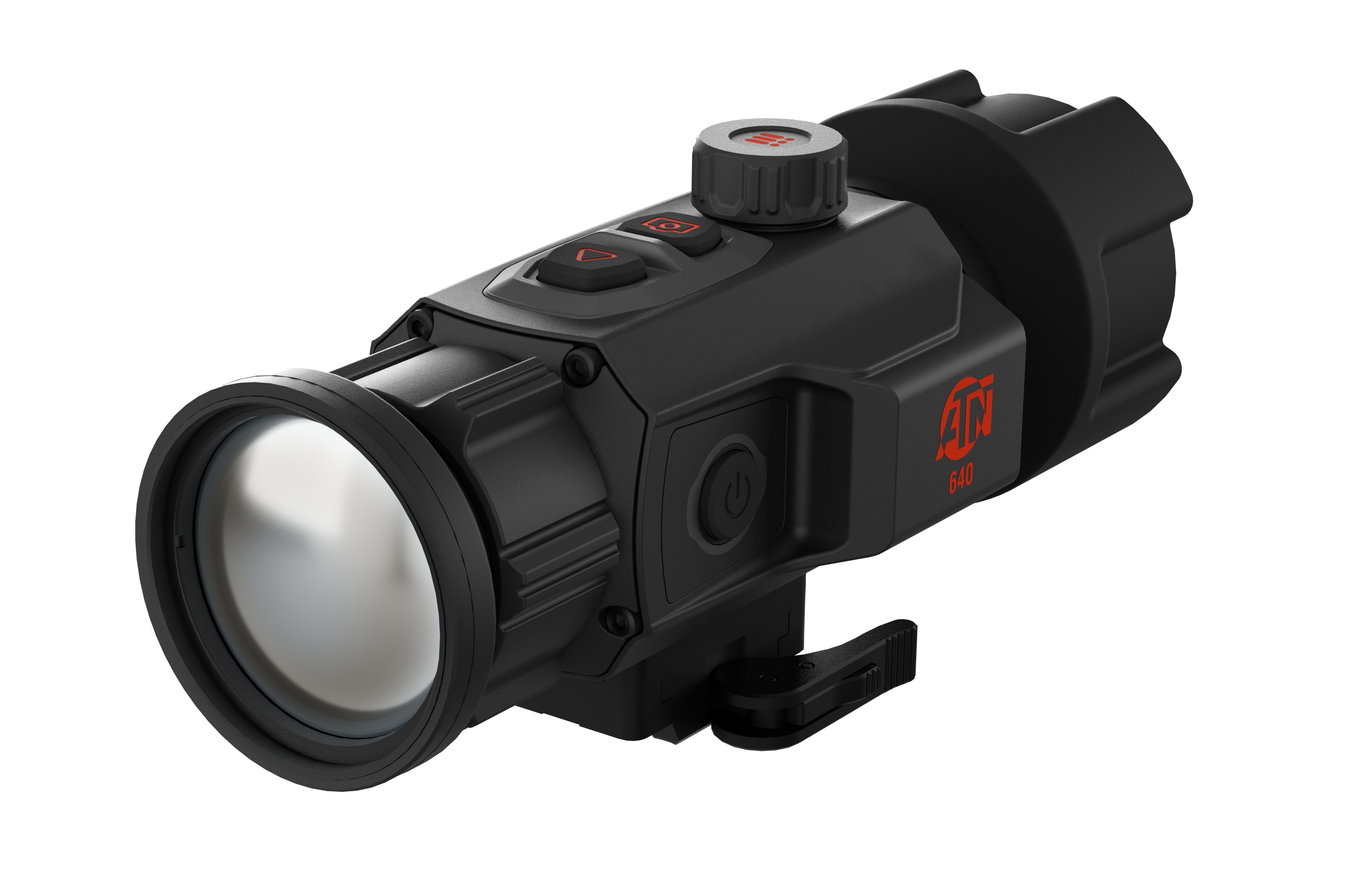 ATN TICO 6 Thermal Clip-On 1x512 Riflescope – Multiple Patterns & Color, Black
