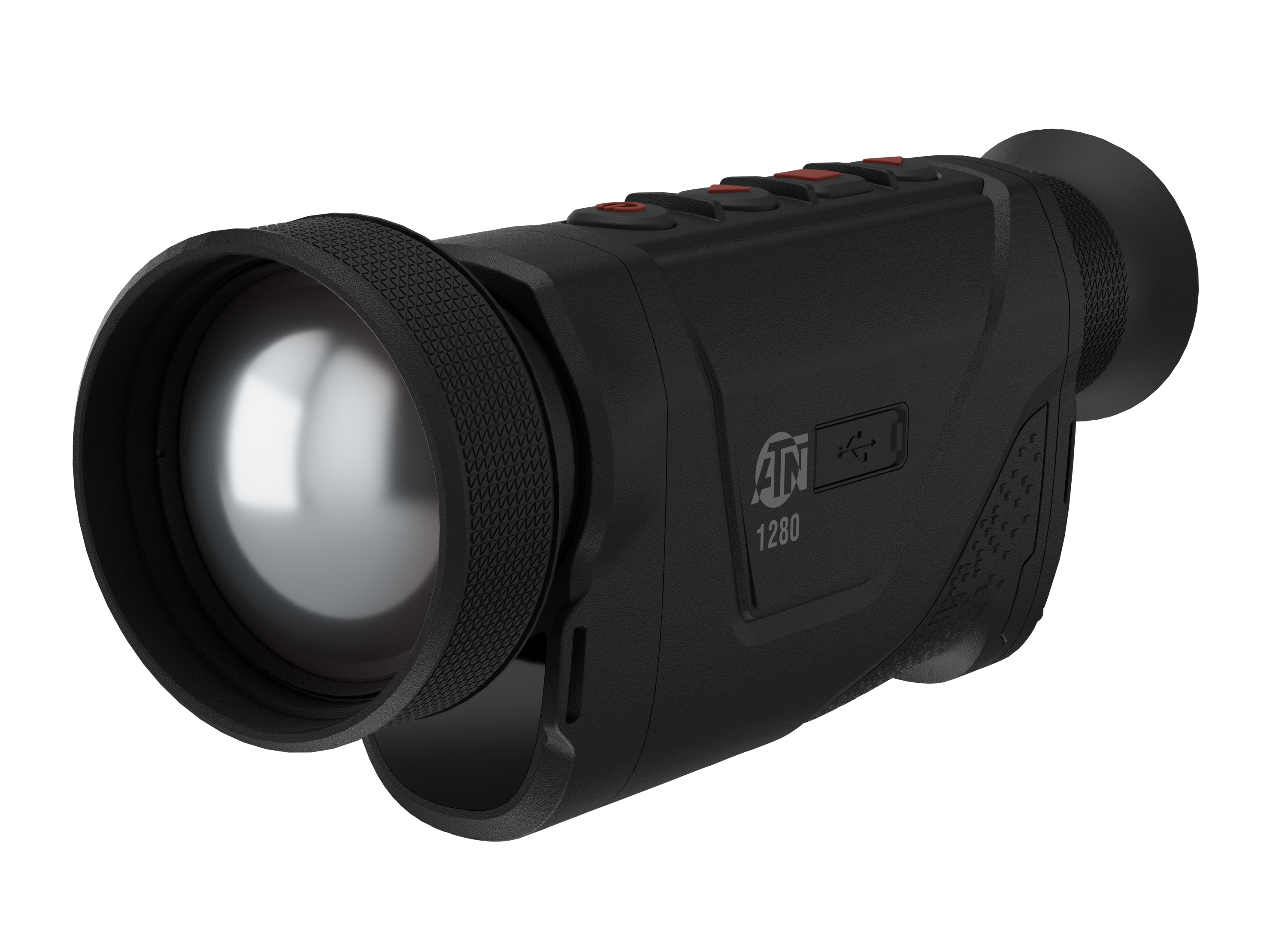 ATN Blaze Hunter XD LRF Thermal Monocular – 2X - 16X, Black