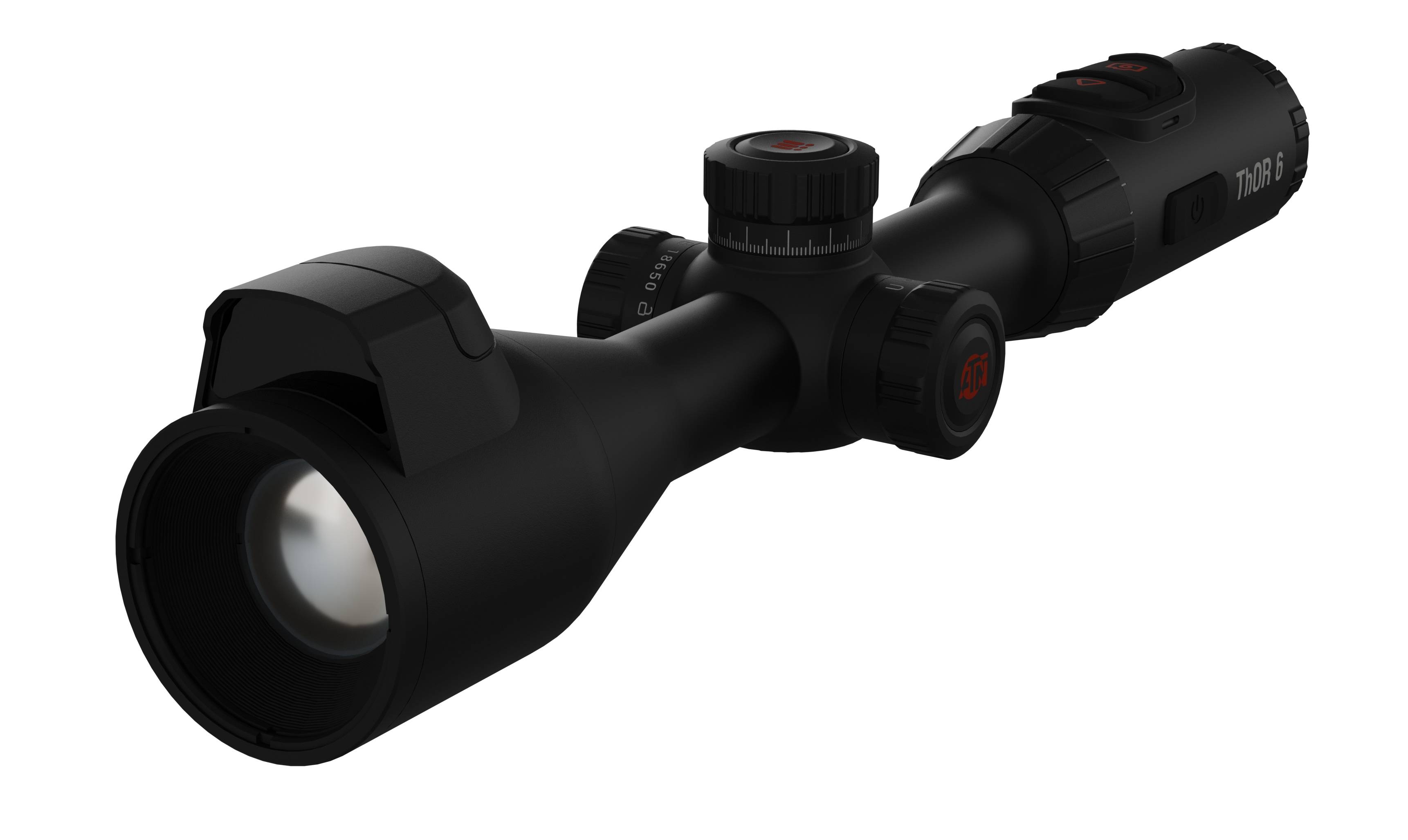 ATN THOR 6 LRF Thermal 2-16x512 Riflescope – Multiple Patterns & Color, Black