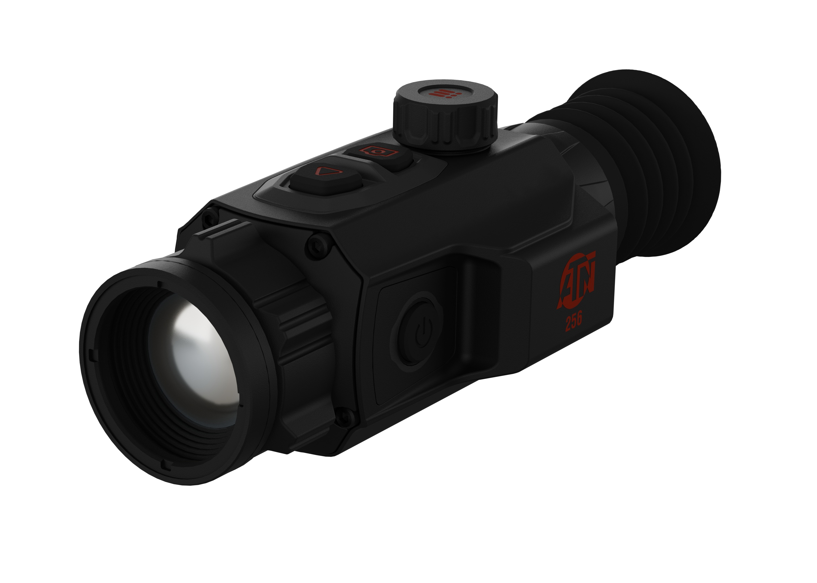 ATN THOR 6 Mini Thermal 3.5-28x256 Riflescope – Multiple Patterns & Color, Black