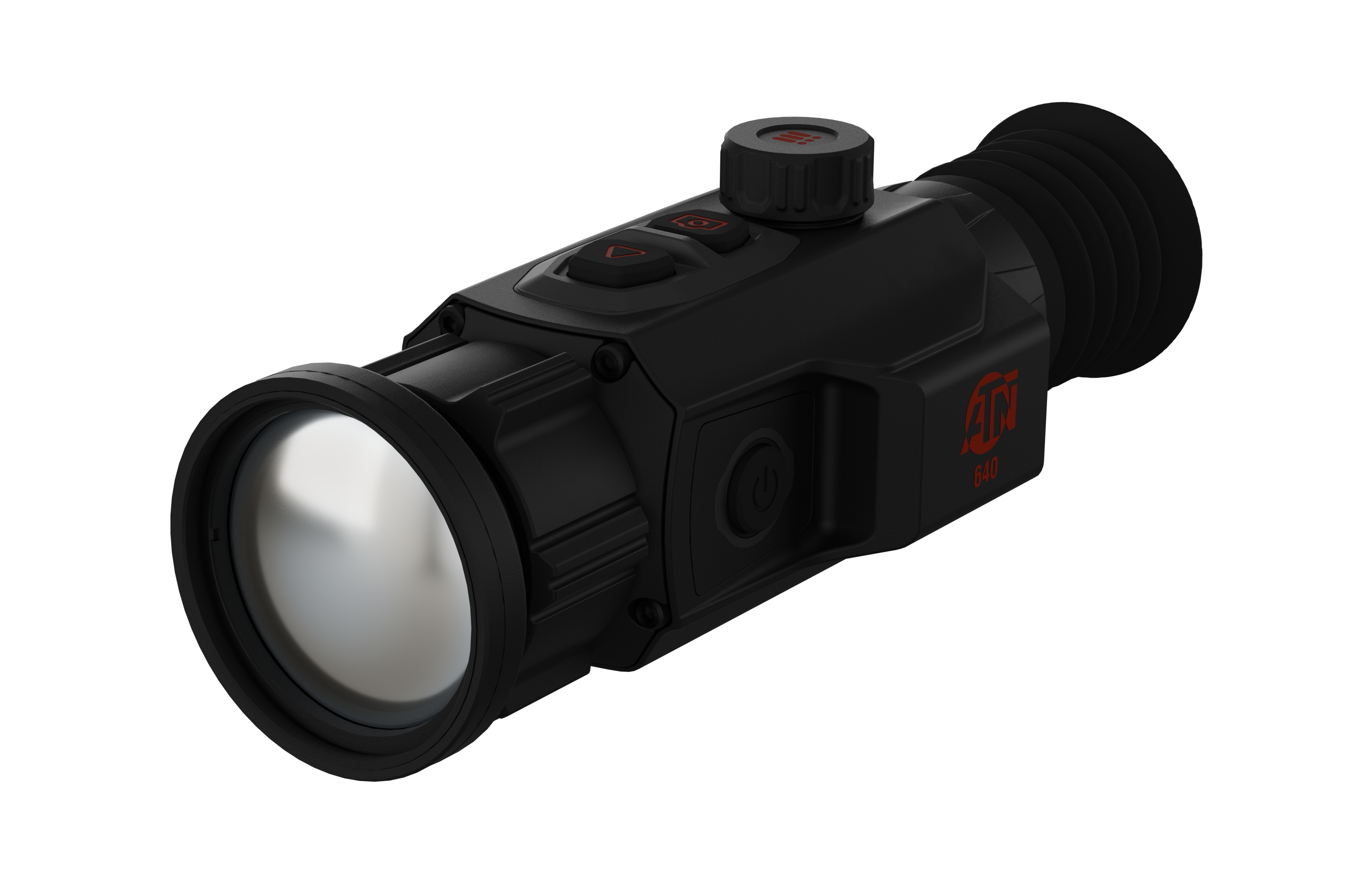 ATN THOR 6 Mini Thermal 3-24x640 Riflescope – Multiple Patterns & Color, Black