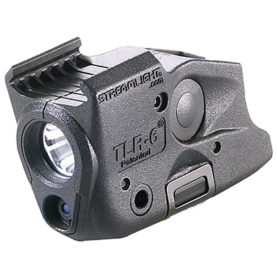 Streamlight TLR-6 RAIL GLOCK 100LM BLACK TACTICAL LIGHT with RED LASER