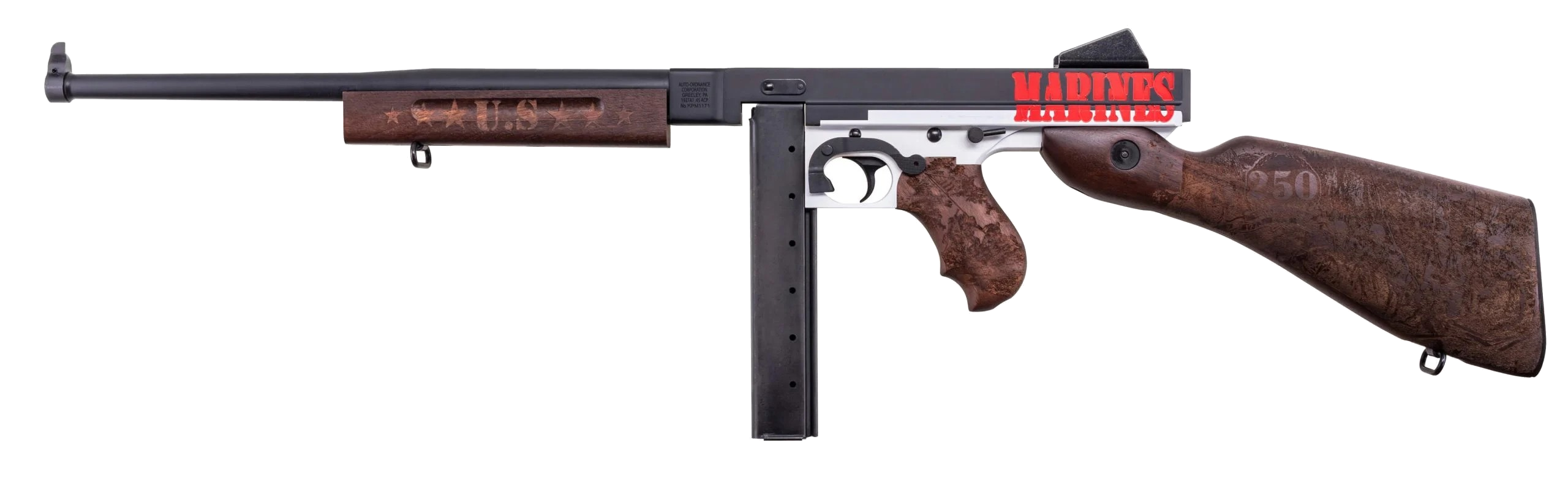 Auto-Ordnance - Thompson M1 Carbine .45 ACP Rifle – Anniversary – White, Blue, Red, & Gold