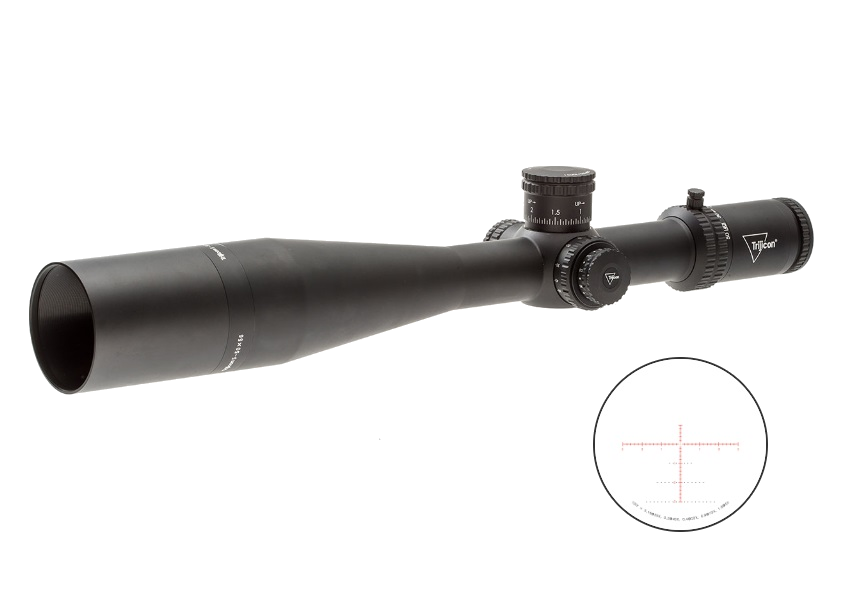 Trijicon Tenmile 5-50x56 Riflescope – MRAD CenterDot/Wind Red/Green