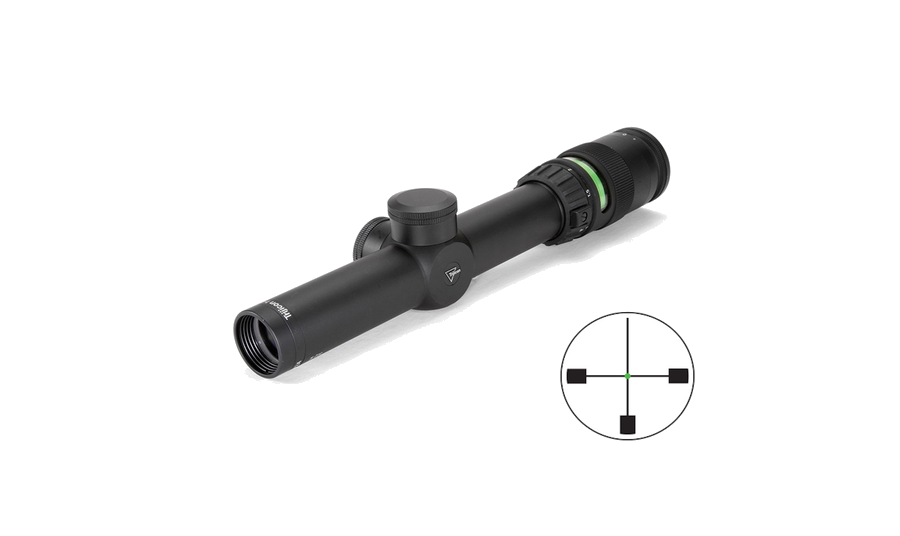 Trijicon AccuPoint 1-4x24 Riflescope – German #4 w/Green Dot