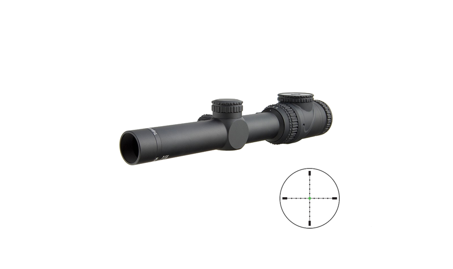 Trijicon AccuPoint 1-6x24 Riflescope – MIL-DOT Crosshair w/Green Dot