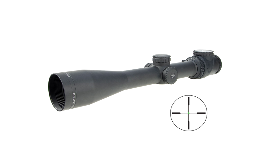 Trijicon AccuPoint 2.5-12.5x42 Riflescope – Duplex Crosshair w/Green Dot