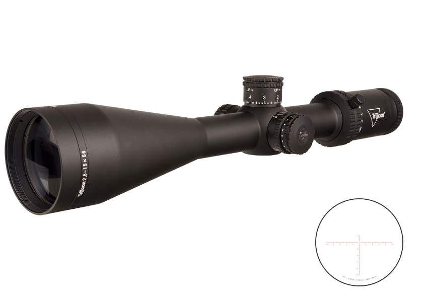 Trijicon Credo 2.5-15x56 Riflescope – MRAD Red Center Dot